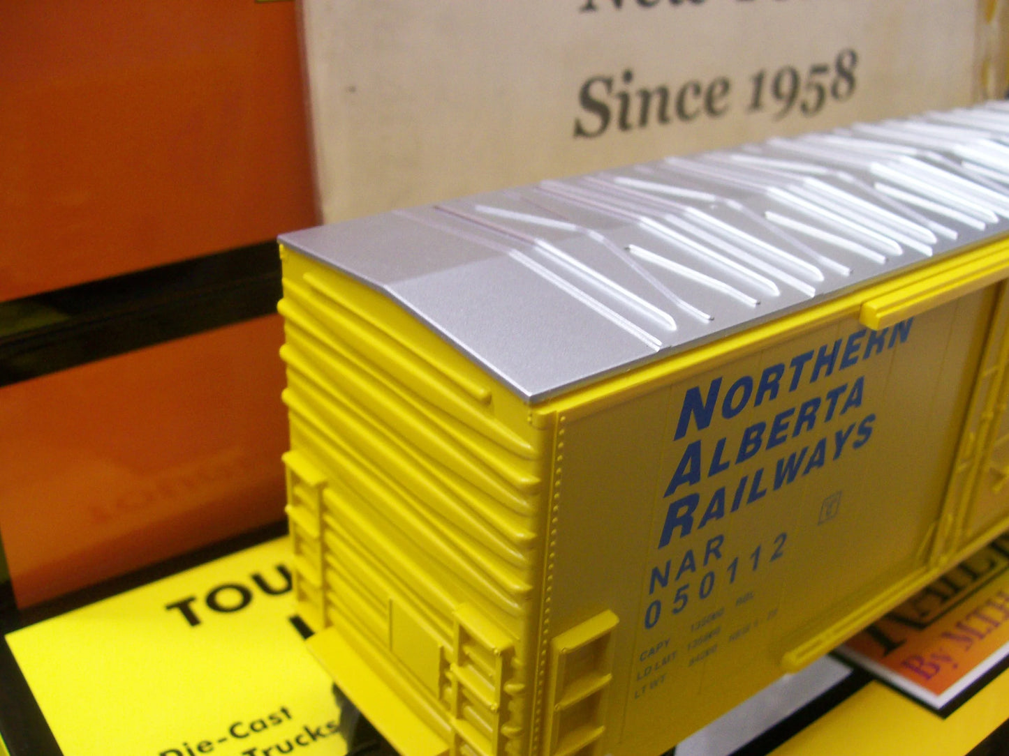 MTH Exclusive CUSTOM RUN Northern Alberta Railways 50’ Double Door Plugged Boxcar RD # 050112