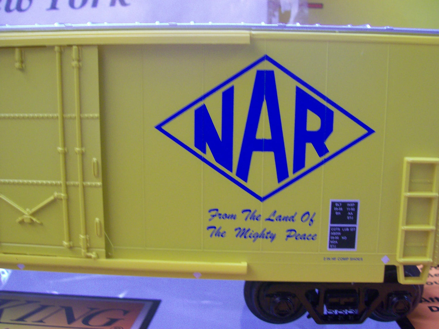 MTH Exclusive CUSTOM RUN Northern Alberta Railways 50’ Double Door Plugged Boxcar RD # 050112