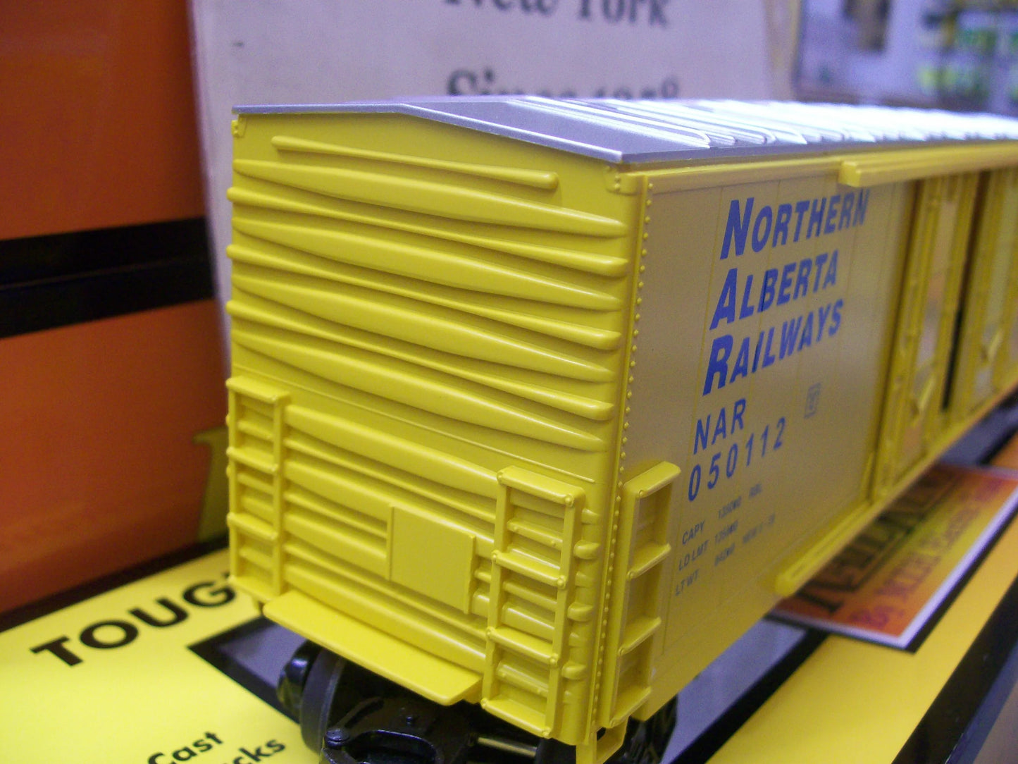 MTH Exclusive CUSTOM RUN Northern Alberta Railways 50’ Double Door Plugged Boxcar RD # 050112