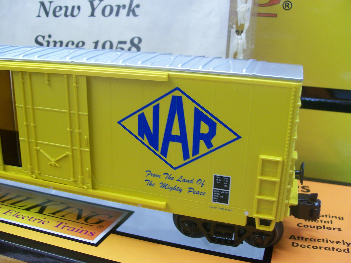 MTH Exclusive CUSTOM RUN Northern Alberta Railways 50’ Double Door Plugged Boxcar RD # 050112
