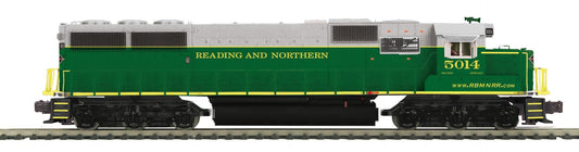 MTH # 20-21896-1 Reading & Northern Cab # 5014 O Scale Premier SD50 Diesel Engine w/Proto-Sound 3.0 (Hi-Rail Wheels)