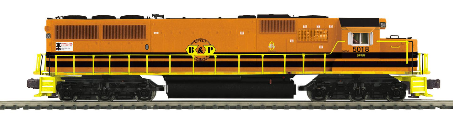 SOLD OUT ( Custom Run ) Buffalo & Pittsburgh MTH SD-50 Premier O Scale # 5018
