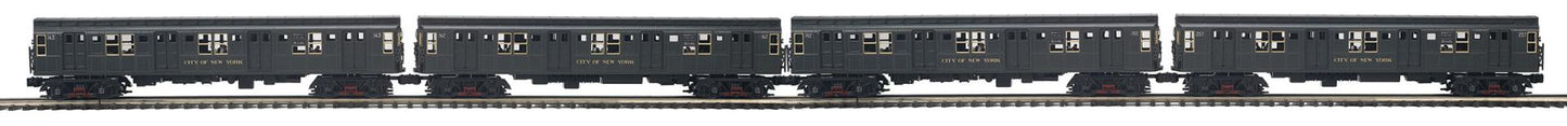 MTH Premier O Scale # 20-21939-1 Metropolitan Transportation Authority 4-Car Subway Set with Proto-Sound 3.0