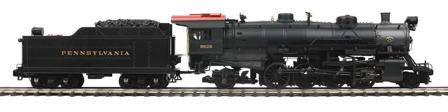 IN STOCK BRAND NEW MTH # 20-3839-1 ( 2-8-2 USRA Light Mikado Steam Engine w/Proto-Sound 3.0 (Hi-Rail Wheels) - Pennsylvania Cab No. 9628