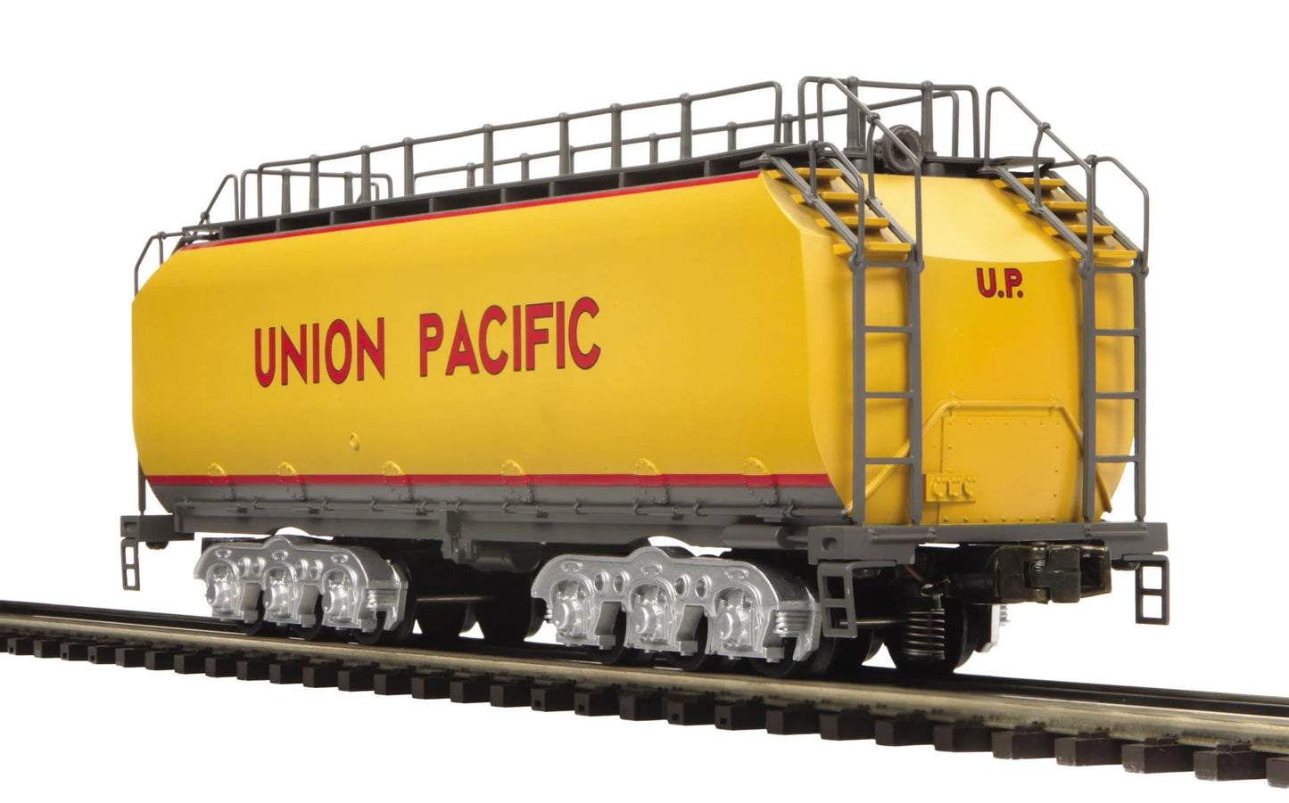 MTH Premier # 20-3857 Die Cast Auxiliary Water Tender I (Hi-Rail Wheels) - Union Pacific Cab No. 907857