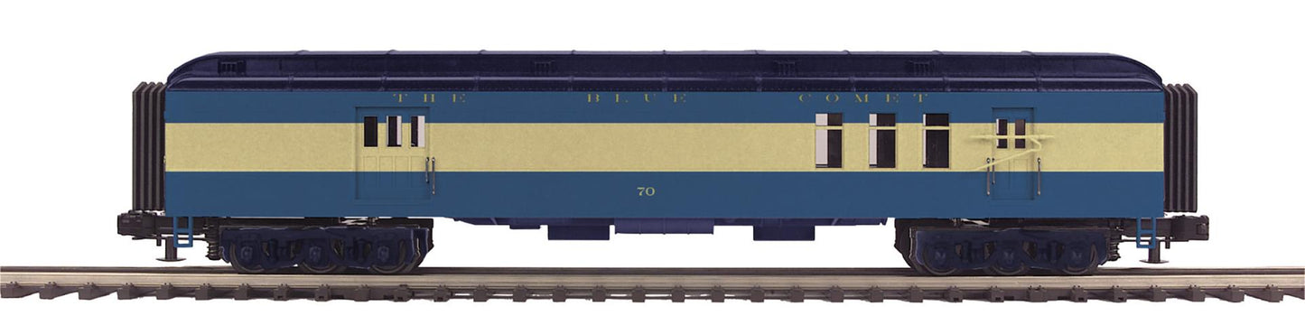 MTH # 20-40086 Jersey Central Car # 70 O Scale Premier 70’ Madison RPO Passenger Car