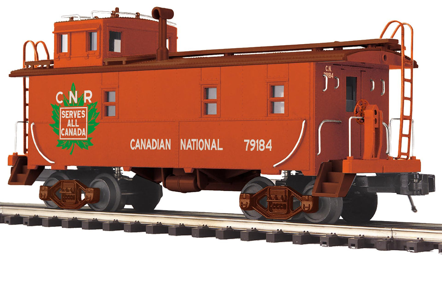 ( ETA JUNE 2026 ) MTH Premier O Scale Canadian National Steel Caboose ( Choose from TWO DIFFERENT road numbers )