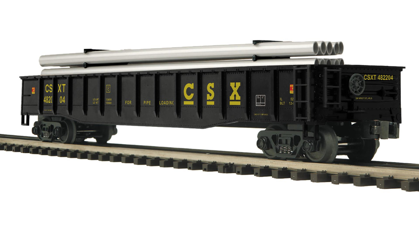*Pre Order* ( ETA September 2026 ) MTH O Scale Premier # 20-95868 CSX Gondola Car w/Pipe Load