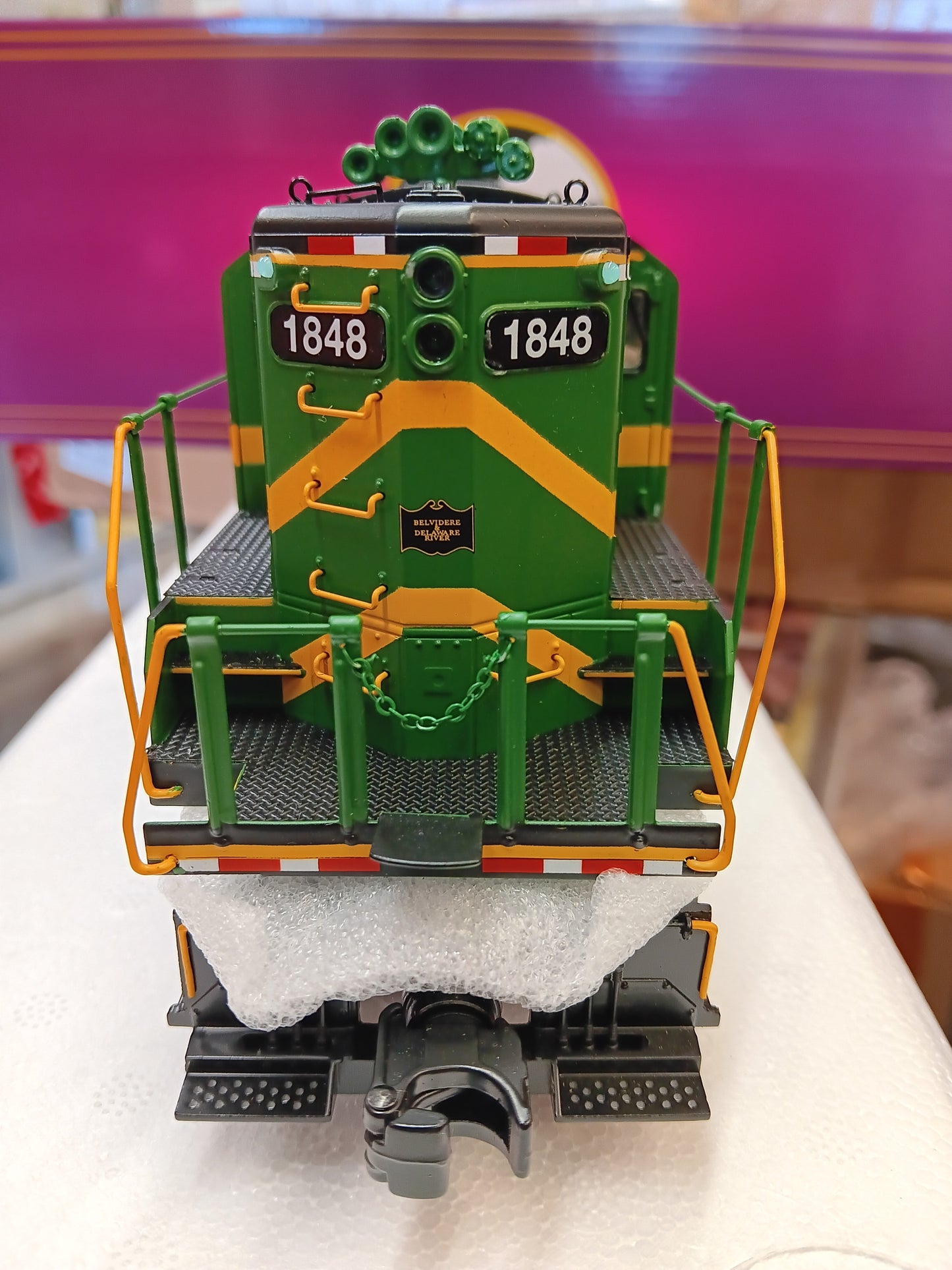 ( Now in Stock ) Belvidere & Delaware E-Z Catch MTH Premier Custom GP-9 # 20-22022-1 ( Cab # 1848 )