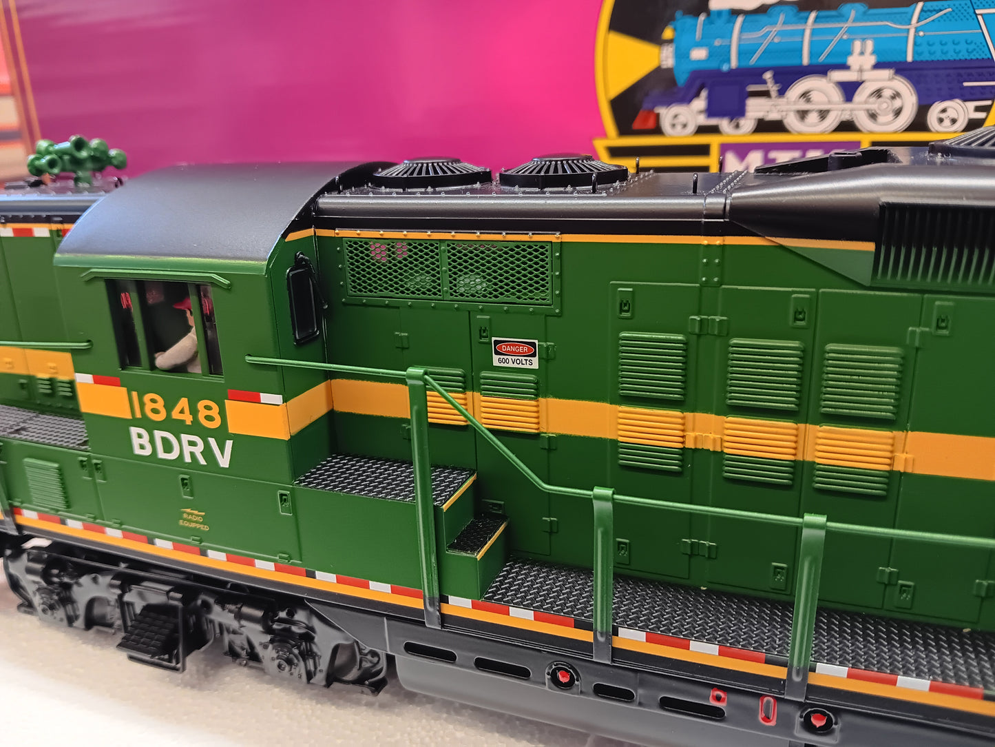 ( Now in Stock ) Belvidere & Delaware E-Z Catch MTH Premier Custom GP-9 # 20-22022-1 ( Cab # 1848 )