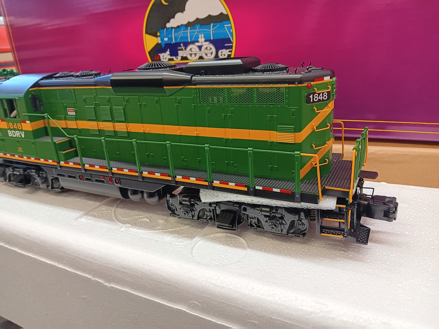 ( Now in Stock ) Belvidere & Delaware E-Z Catch MTH Premier Custom GP-9 # 20-22022-1 ( Cab # 1848 )