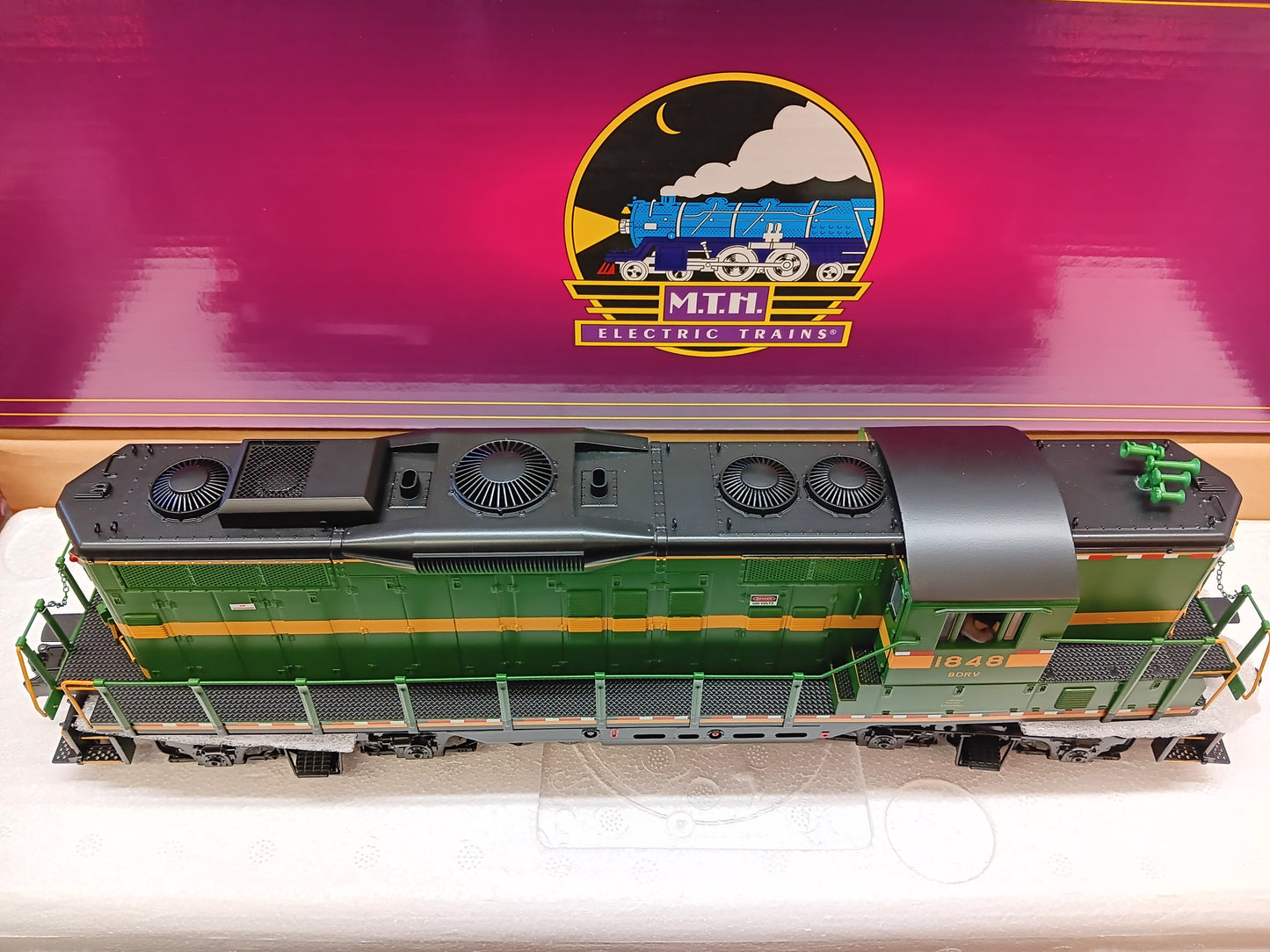 ( Now in Stock ) Belvidere & Delaware E-Z Catch MTH Premier Custom GP-9 # 20-22022-1 ( Cab # 1848 )