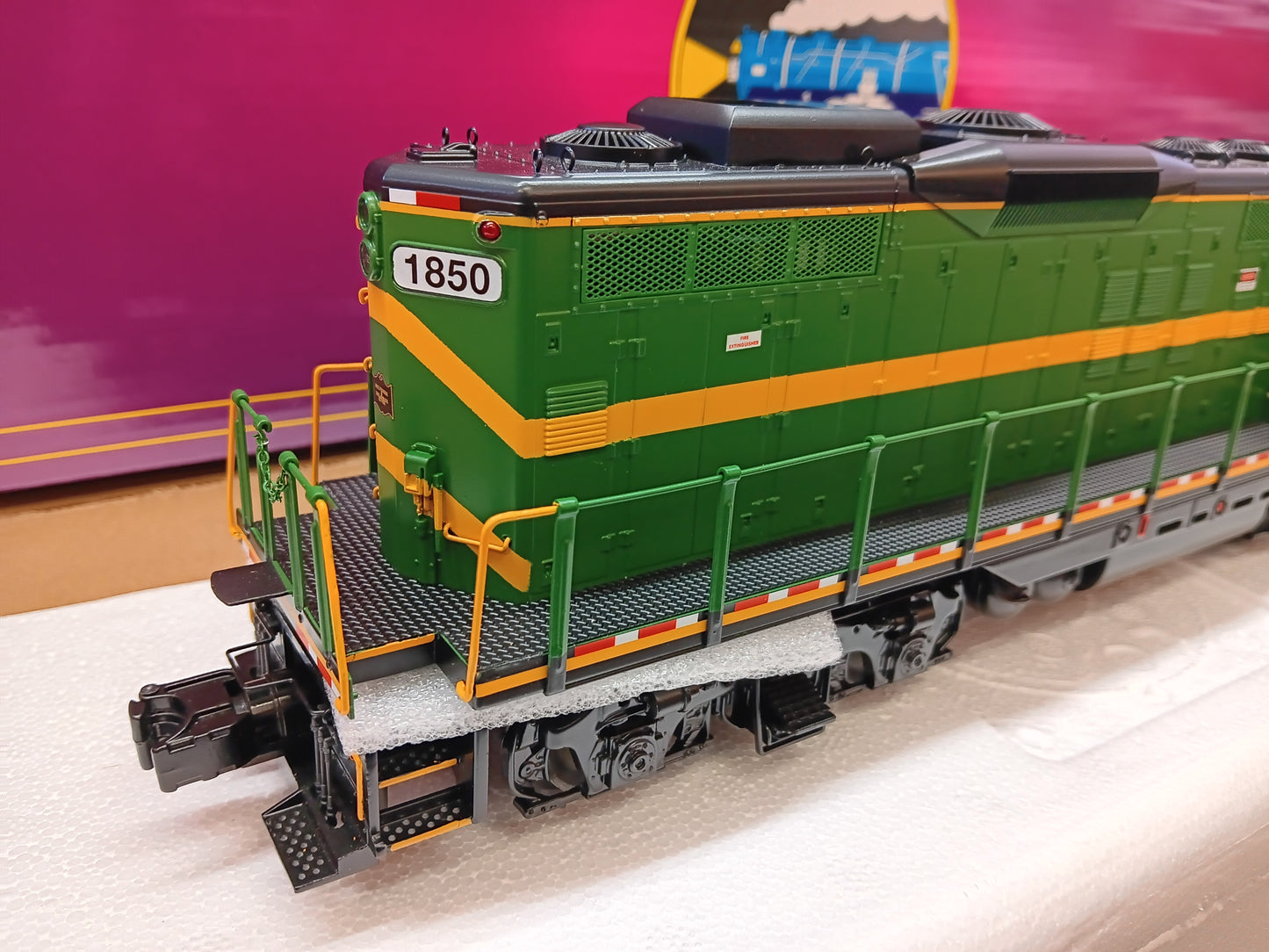 ( Now In Stock ) Belvidere & Delaware E-Z Catch MTH Premier Custom GP-9 # 20-22023-1 ( Cab # 1850 )