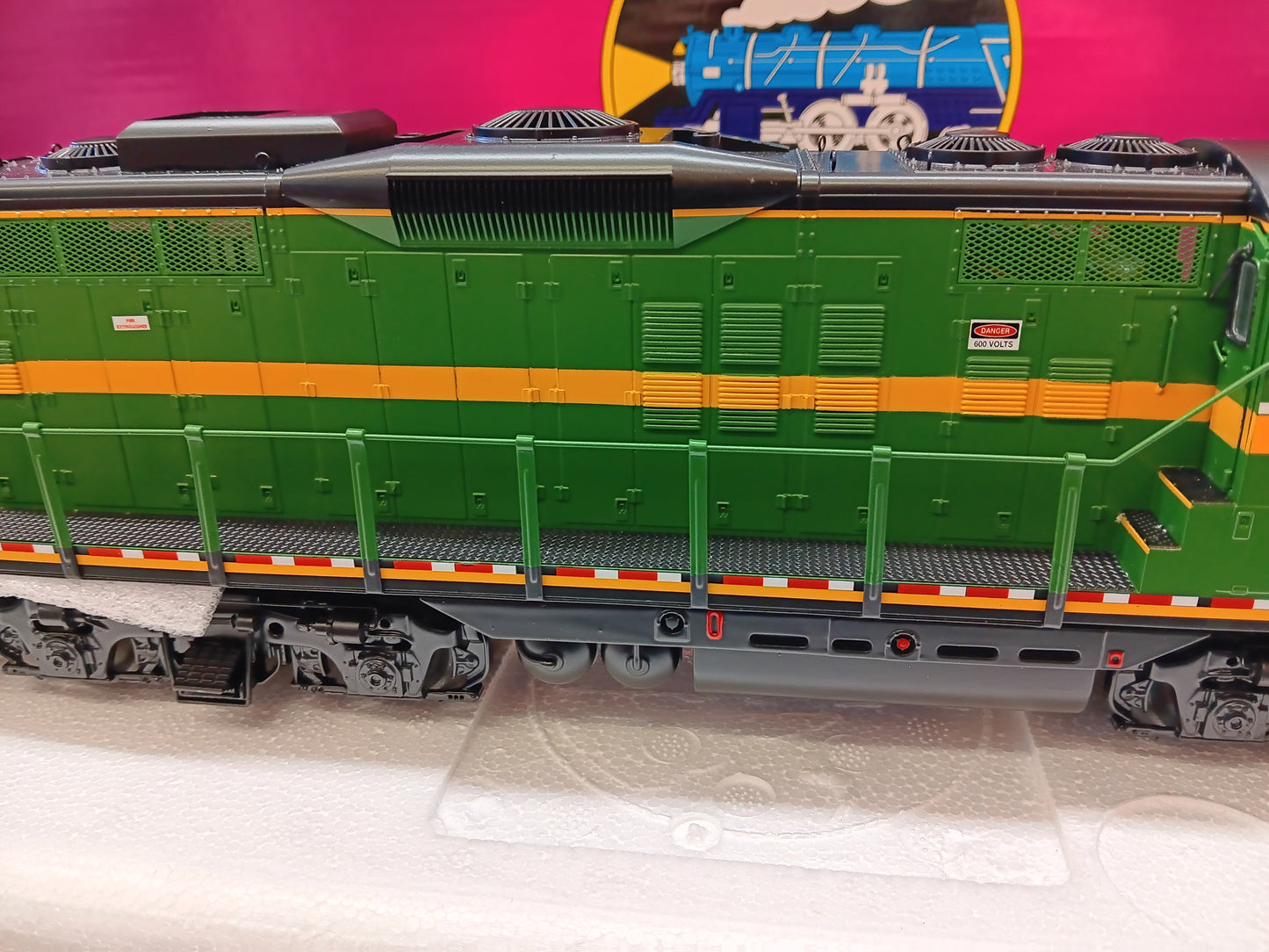 ( Now In Stock ) Belvidere & Delaware E-Z Catch MTH Premier Custom GP-9 # 20-22023-1 ( Cab # 1850 )