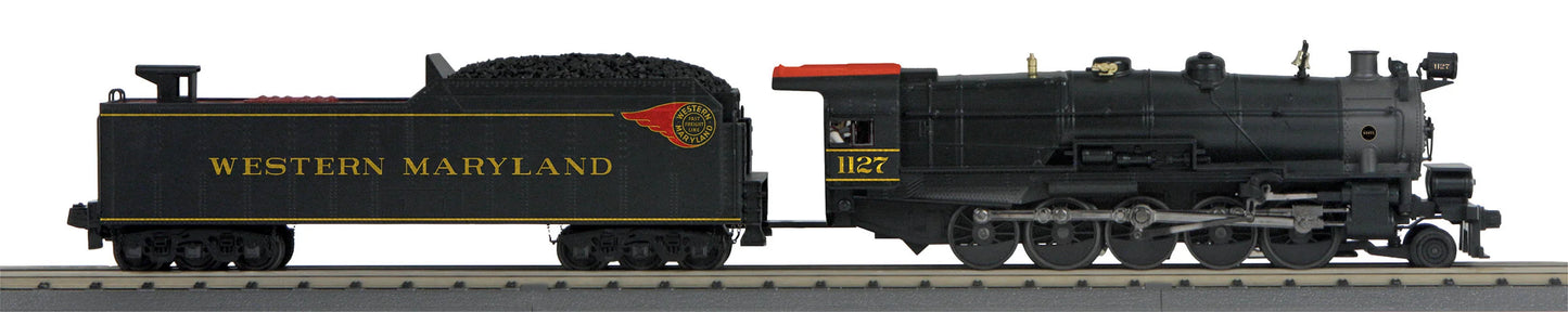 Sold Out ) ( MTH Railking # 30-1875-1 ) Western Maryland 2-10-0 Imperial Decapod Steam Engine (Long Haul Tender) w/Proto-Sound 3.0