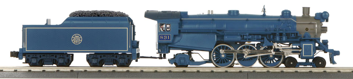 MTH # 30-1879-1 Jersey Central Cab # 831 O Gauge RailKing 4-6-2 Imperial P47 Pacific Steam Engine w/Proto-Sound 3.0
