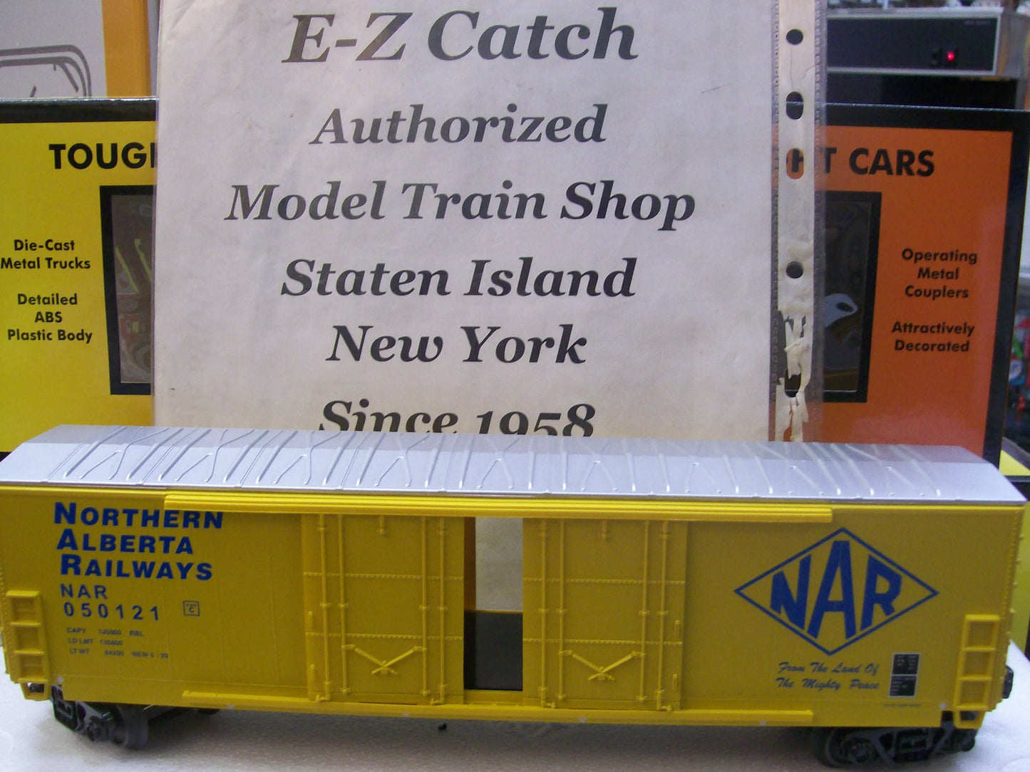 MTH Exclusive Custom Run Northern Alberta Railways 50’ Double Door Plugged Boxcar RD # 050121