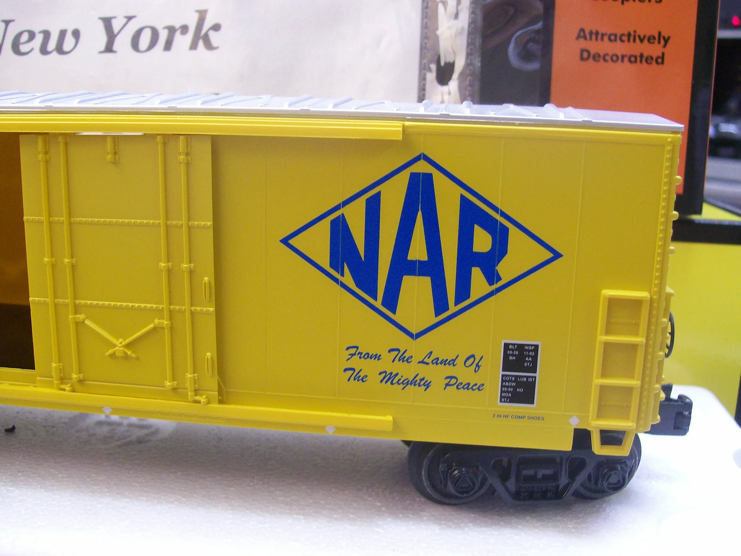 MTH Exclusive Custom Run Northern Alberta Railways 50’ Double Door Plugged Boxcar RD # 050121