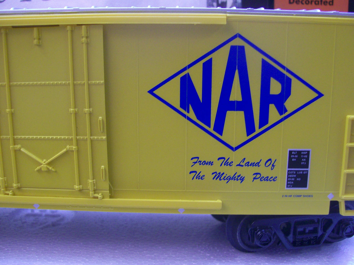 MTH Exclusive Custom Run Northern Alberta Railways 50’ Double Door Plugged Boxcar RD # 050121