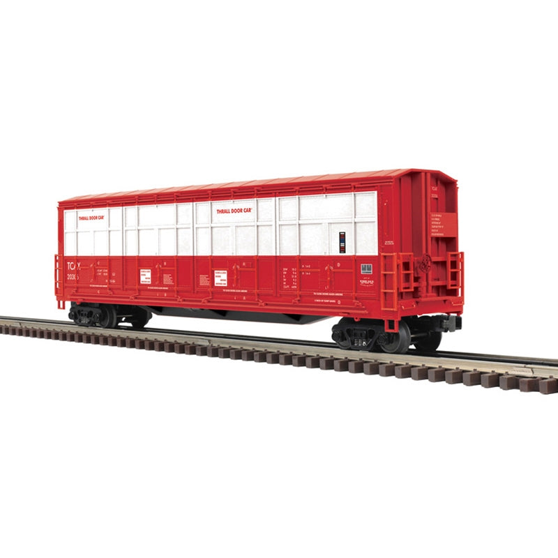 Atlas O PREMIER # 3001799-1 55' ALL DOOR BOX CAR THRALL DEMONSTRATOR Rd # 20306