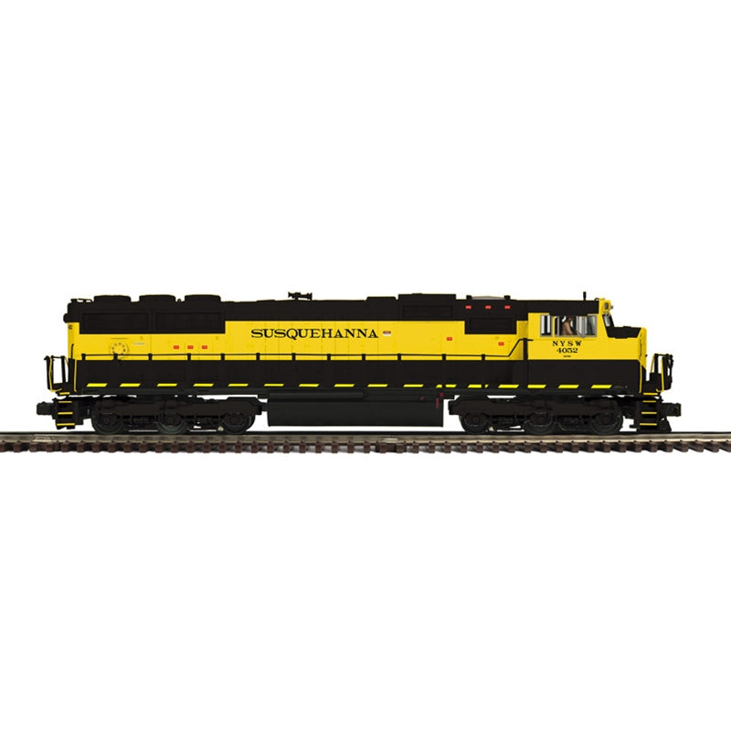 Pre Order ( ETA End of 2026 ) Atlas O Premier # 30138705 PREMIER SD70M LOCOMOTIVE NEW YORK SUSPUEHANNA & WESTERN 4054 (YELLOW/BLACK) - 3RL