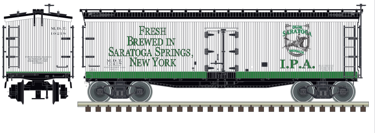 In Stock ( Atlas O ) 40 Foot Saratoga Springs New York IPA Beer Reefer