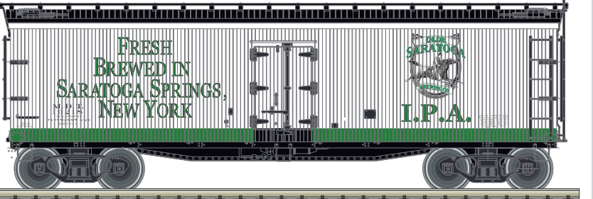 In Stock ( Atlas O ) 40 Foot Saratoga Springs New York IPA Beer Reefer