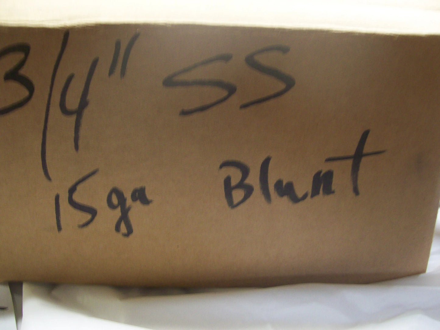 25 Pound Box Stainless Steel Blunt 15 Gauge Loose Hog Rings Size 3/4 inch