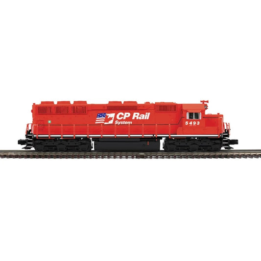 Atlas O Scale  PREMIER SD45 LOCOMOTIVE CP RAIL "DUAL FLAGS" #5493 (RED/WHITE) - 3RL