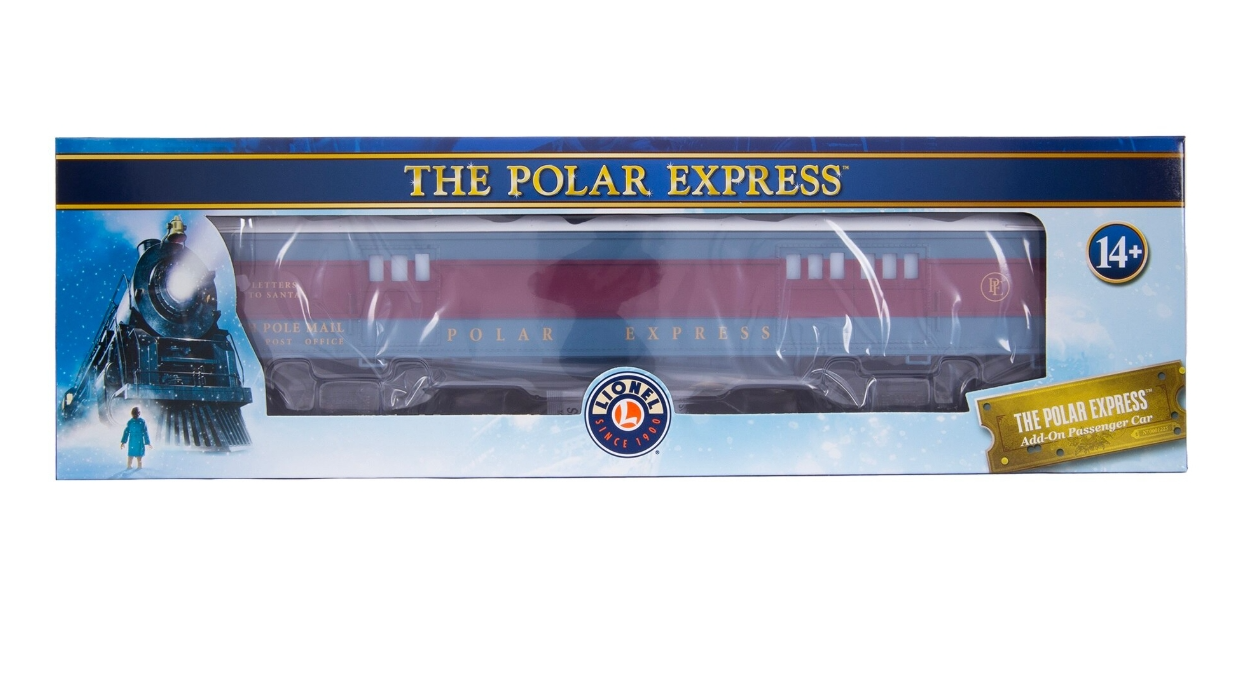 Lionel # 6-84601 ( O Gauge ) The Polar Express Letters to Santa Mail Car with Snow Roof