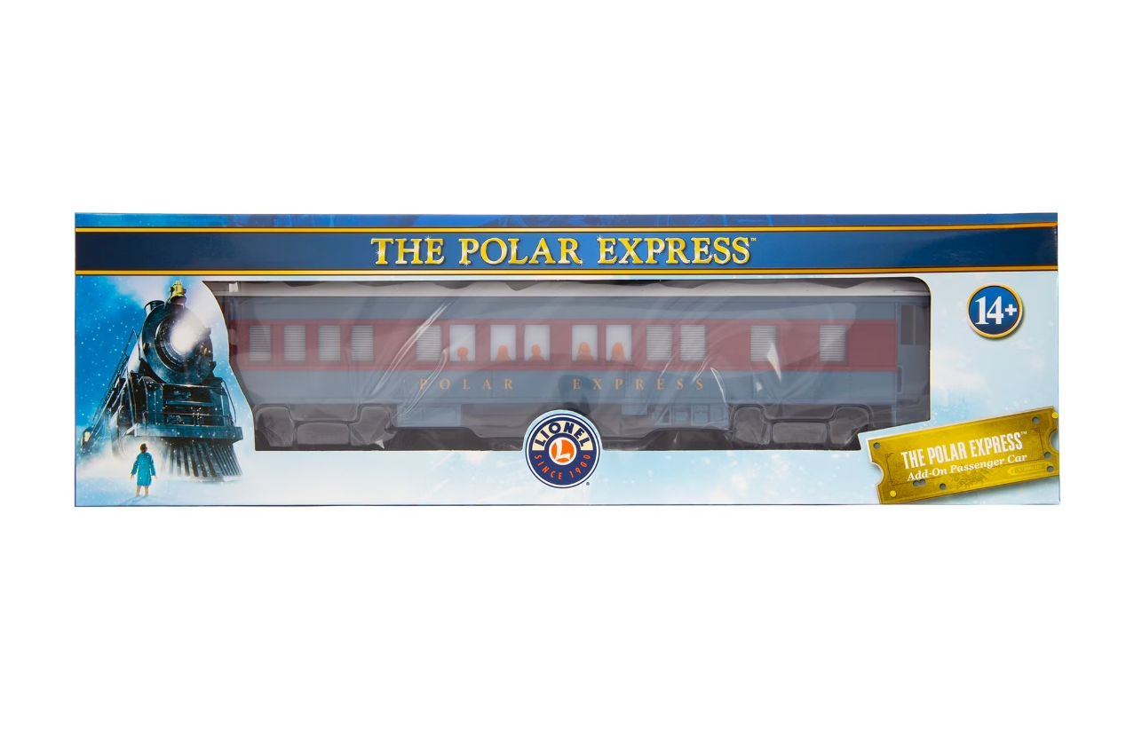 Lionel # 6-84602 ( O Gauge ) The Polar Express Disappearing Hobo Car with Snow Roof.