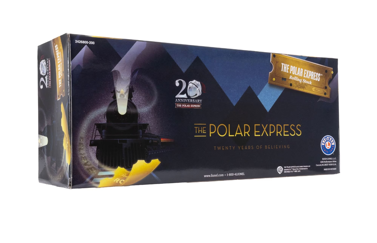 Lionel # 2426800 THE POLAR EXPRESS™ 20th Anniversary PS-1 Boxcar