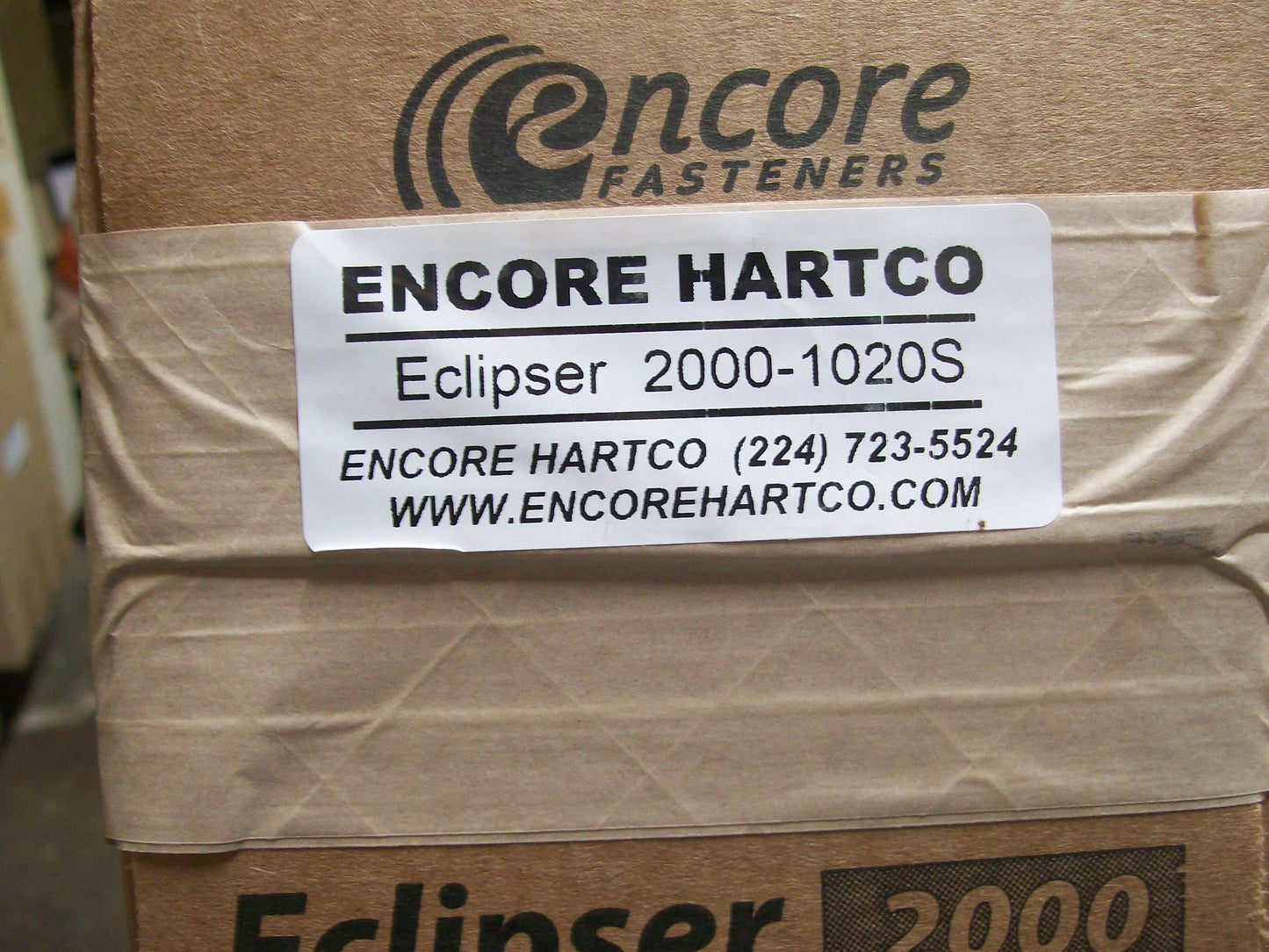 Encore Hartco Red Eclipser 2000-1020S Clinch Clip Tool with Box of CLP-13G Clips