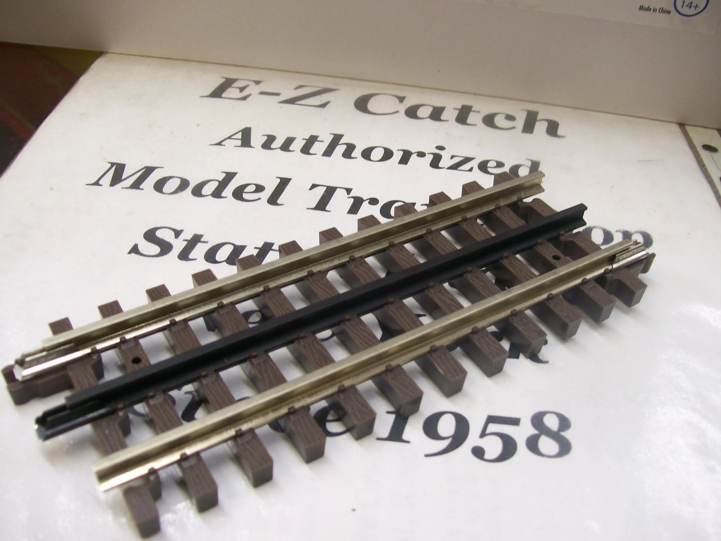 Atlas O Gauge # 6053 ( 5-1/2") Straight Track O Scale Nickel Silver ( Sold Each )