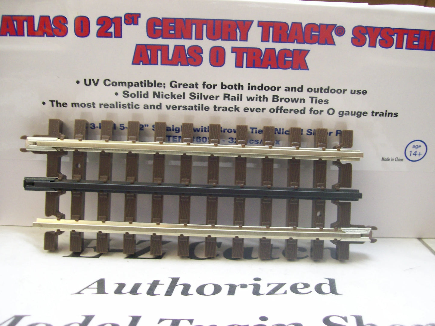 Atlas O Gauge # 6053 ( 5-1/2") Straight Track O Scale Nickel Silver ( Sold Each )