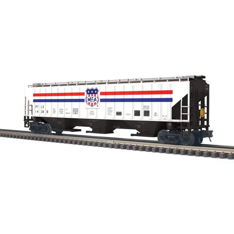 ETA Fall of 2025 Atlas O # 2001641 Trainman PS-4750 COVERED HOPPER MFA INC Sold Each ( Choose from Two #'s 14348, #14352 (RED/WHITE/BLUE) - 3RL