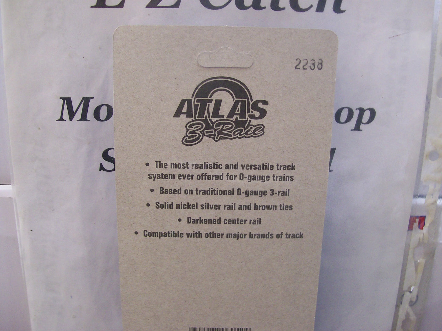 Atlas O # 6052 Straights ( 3-Rail) 1-3/4'' Track Set - Pack of Four O Scale Nickel Silver