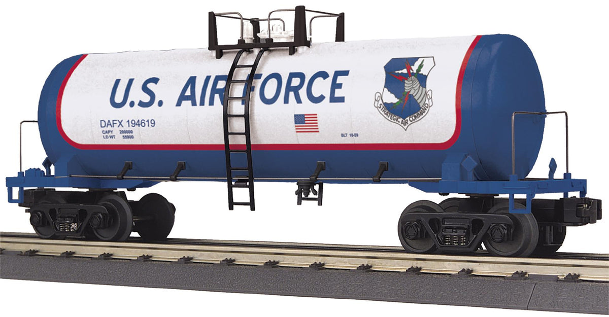 *PRE-ORDER* MTH RailKing # 30-73681 O Gauge U.S. Air Force Modern Tank Car Rd 194619 - ETA May 2027