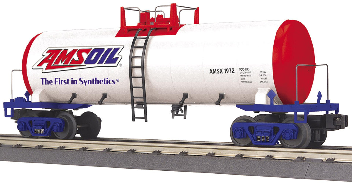 *PRE-ORDER* MTH RailKing # 30-73685 O Gauge Amoil Modern Tank Car Rd 1972 - ETA May 2027