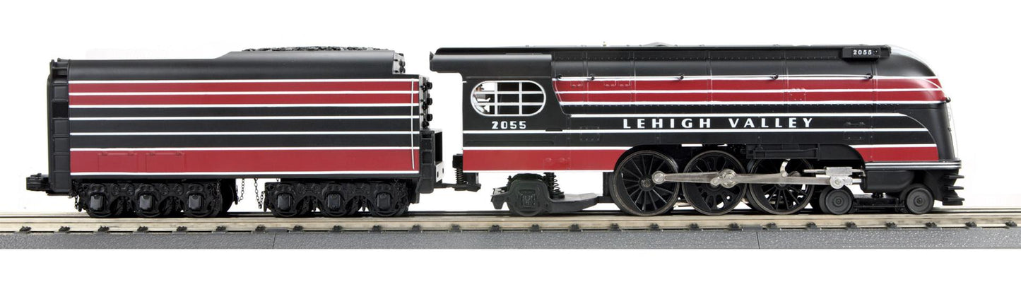 *PRE-ORDER* MTH RailKing # 30-1943-1 O Gauge Lehigh Valley 4-6-2 Forty-Niner Steam Engine Cab # 2102 w/Proto-Sound 3.0 - 3RL ETA 2027