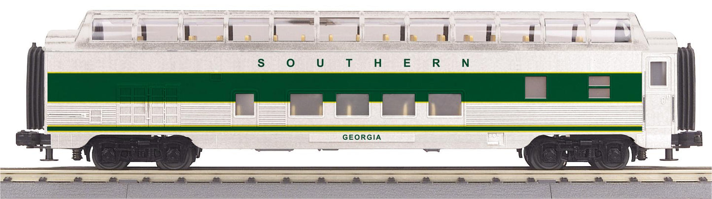 *PRE-ORDER* MTH RailKing # 30-68344 60’ Streamlined Full-Length Vista Dome Car Georgia O Gauge (ETA 2027)