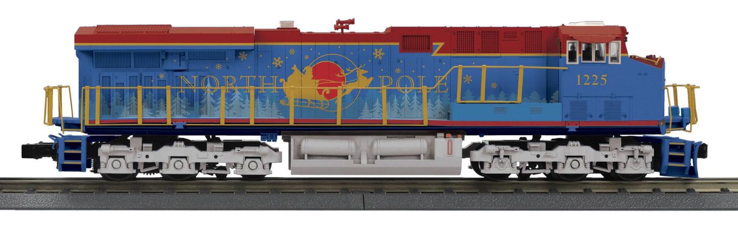*PRE-ORDER* MTH RailKing # 30-21389-1 O Gauge North Pole ES44AC Imperial Diesel Engine With Proto-Sound 3.0 Cab # 1225