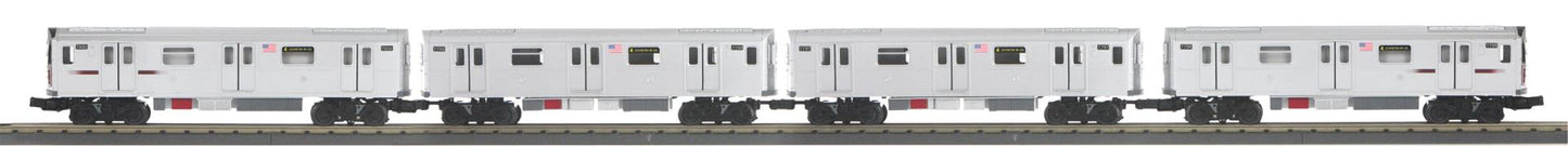 *PRE-ORDER* MTH RailKing # 30-21422-1 O Gauge Metropolitan Transportation 4-Car No. 5 Shuttle R142A Series Subway Set w/Proto-Sound 3.0 - ETA 2027