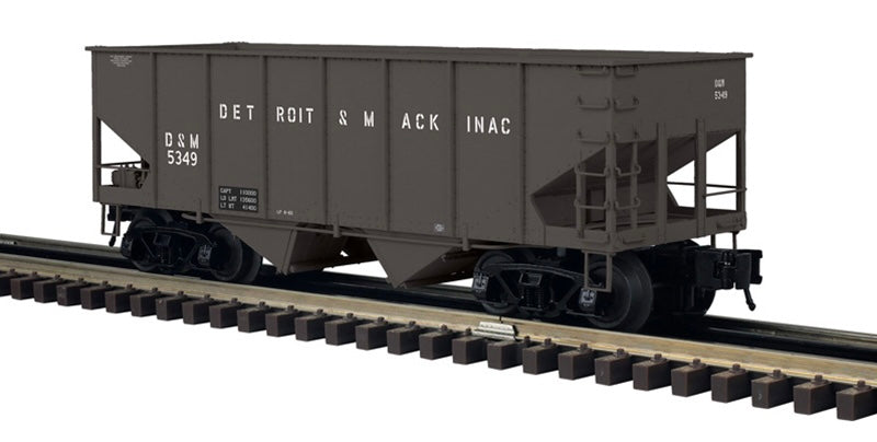 Atlas O # 3005825 DETROIT & MACKINAC 55 Ton Coal Hopper Rd # 5383 - 3RL