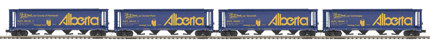 *PRE-ORDER* MTH Premier # 20-92453 O Scale Alberta 4-Car 100 Ton Hopper Car Set (ETA 2027)