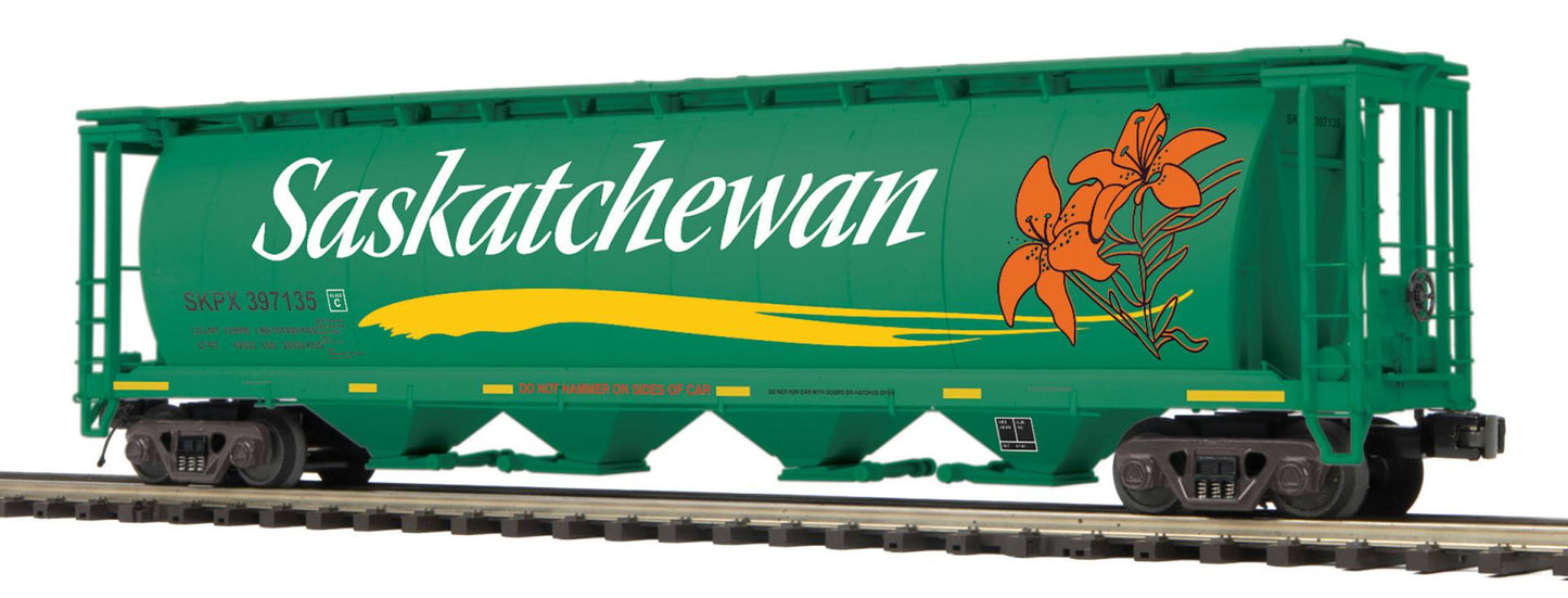 *PRE-ORDER* MTH Premier # 20-96893 O Scale Saskatchewan 100 Ton Hopper Car Rd # 397274 (ETA 2027)