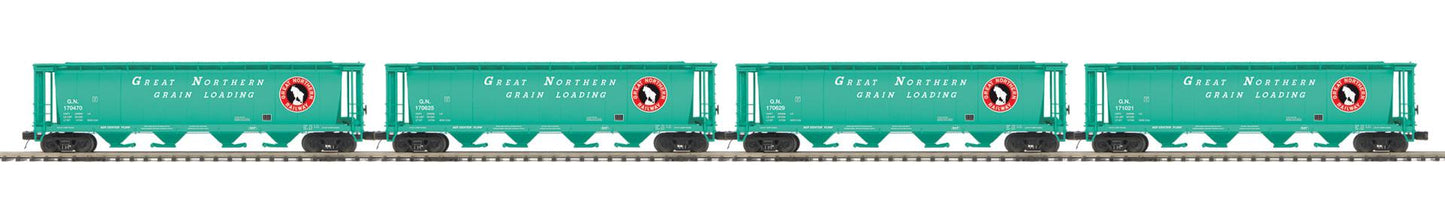 *PRE-ORDER* MTH Premier # 20-92457 O Scale Great Northern 4-Car 100 Ton Hopper Car Set (ETA 2027)