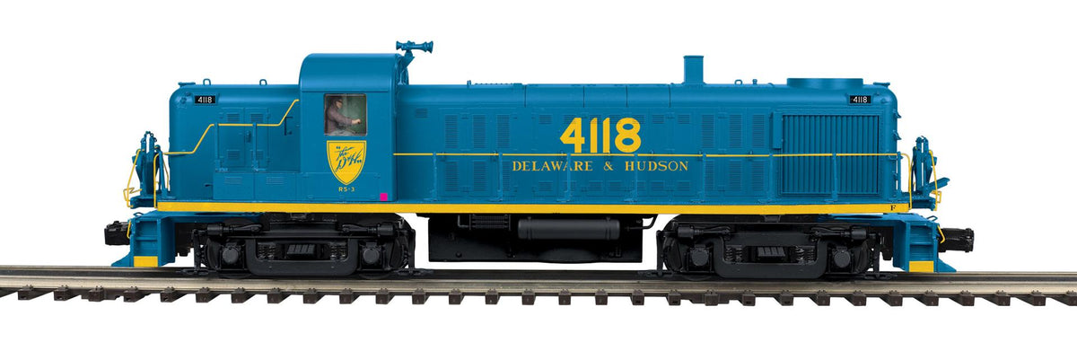 *PRE-ORDER* MTH # 20-22153-1 O Scale Premier Delaware & Hudson RS-3 - Phase 1b Diesel Engine w/Proto-Sound 3.0 Cab # 4118 - ETA 2027