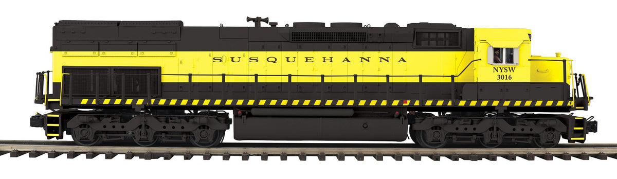 MTH Premier # 20-22120-1 Susquehanna SD40T-2 Tunnel Motor Diesel Engine Cab # 3016 - O Scale