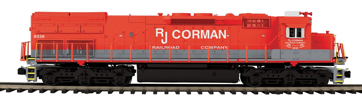 MTH Premier # 20-22124-1 RJ Corman SD40T-2 Tunnel Motor Diesel Engine Cab # 8336 - O Scale
